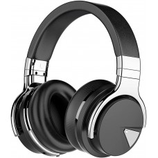 Tapela E7 Wireless Active Noise Cancelling Headphones, Over Ear Bluetooth Headphones with Microphone, 28H Playtime, Deep Bass, Comfortable Protein Ear Cups, for Travel, Home Office - Titanium Black Tapela E7 Wireless Active Noise Cancelling Headphones, Over Ear Bluetooth Headphones with Microphone, 28H Playtime, Deep Bass, Comfortable Protein Ear Cups, for Travel, Home Office - Titanium Black