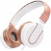 Delton Chroma Wired Headphones with Microphone, Wired On-Ear Headphones with in-Line Mic - 3.5MM Jack, Foldable, Lightweight for iOS and Android Smartphones, Laptops, PC, MP3 (Chroma Rose Gold) Delton Chroma Wired Headphones with Microphone, Wired On-Ear Headphones with in-Line Mic - 3.5MM Jack, Foldable, Lightweight for iOS and Android Smartphones, Laptops, PC, MP3 (Chroma Rose Gold)